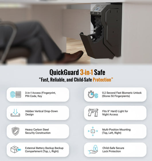 Biometric Handgun Gun Safe