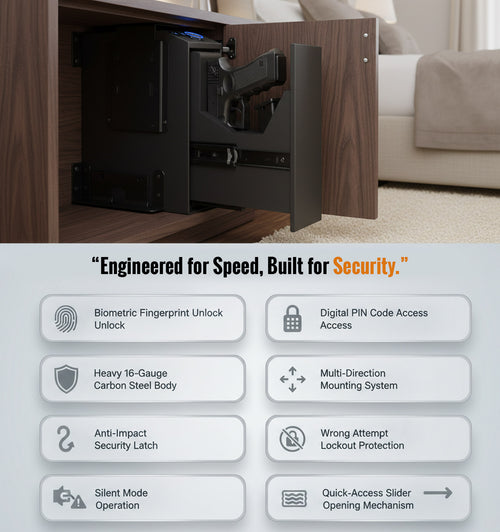 Biometric Handgun Gun Safe