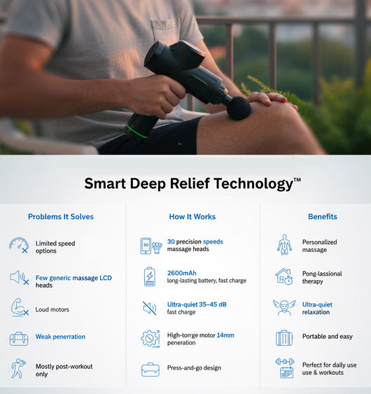 Deep Tissue Massage Gun Pro 3.0