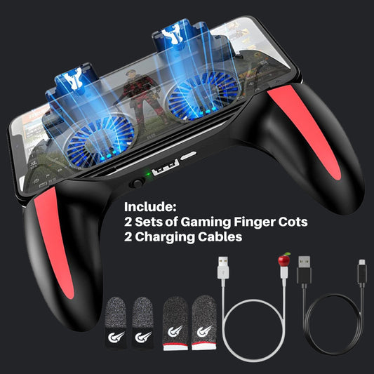 PlanPio™ Pro FPS Gaming Grip/Game Pad for Call of Duty/PUBG/Fortnite (4.7-7" Android & iOS Phone)