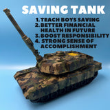 PlanPio™ Saving Tank for Children Piggy Bank (Strong Scientific Evidence shows benefits)
