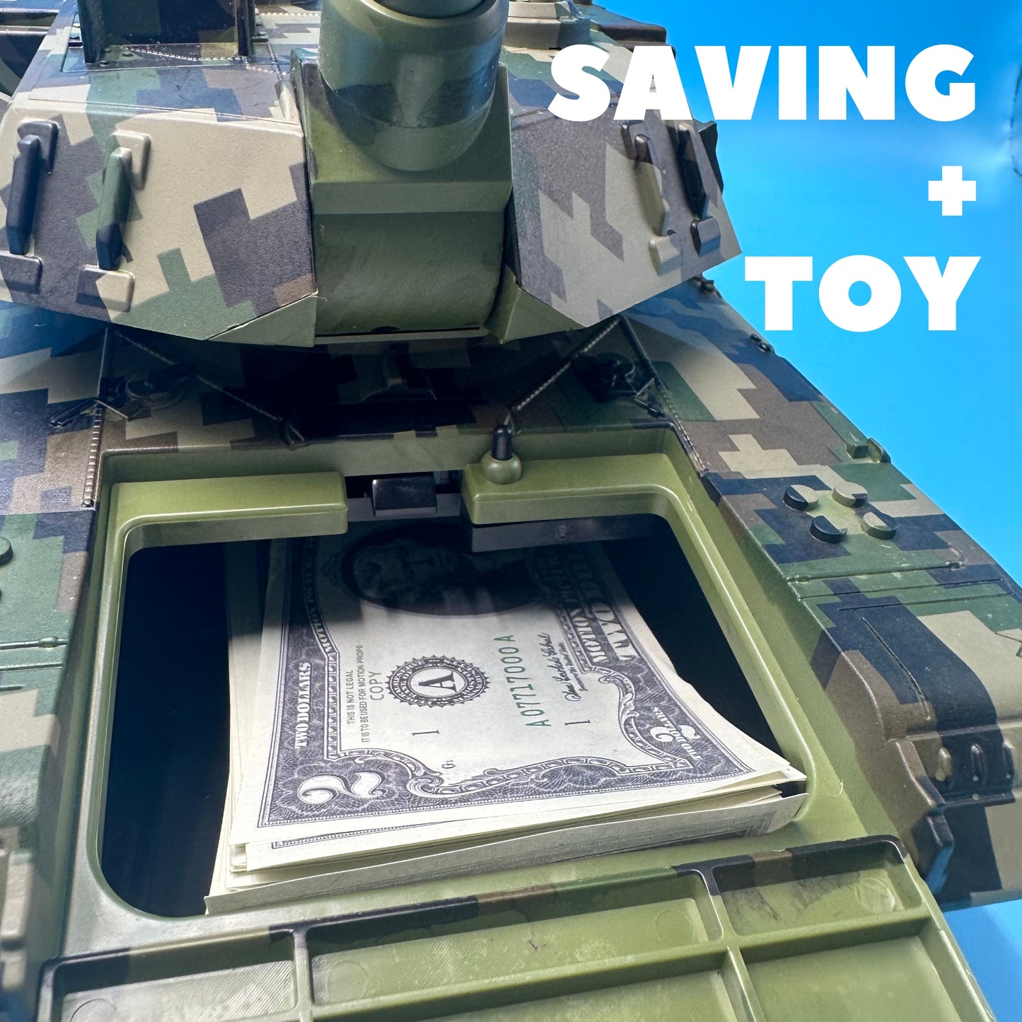 PlanPio™ Saving Tank for Children Piggy Bank (Strong Scientific Evidence shows benefits)