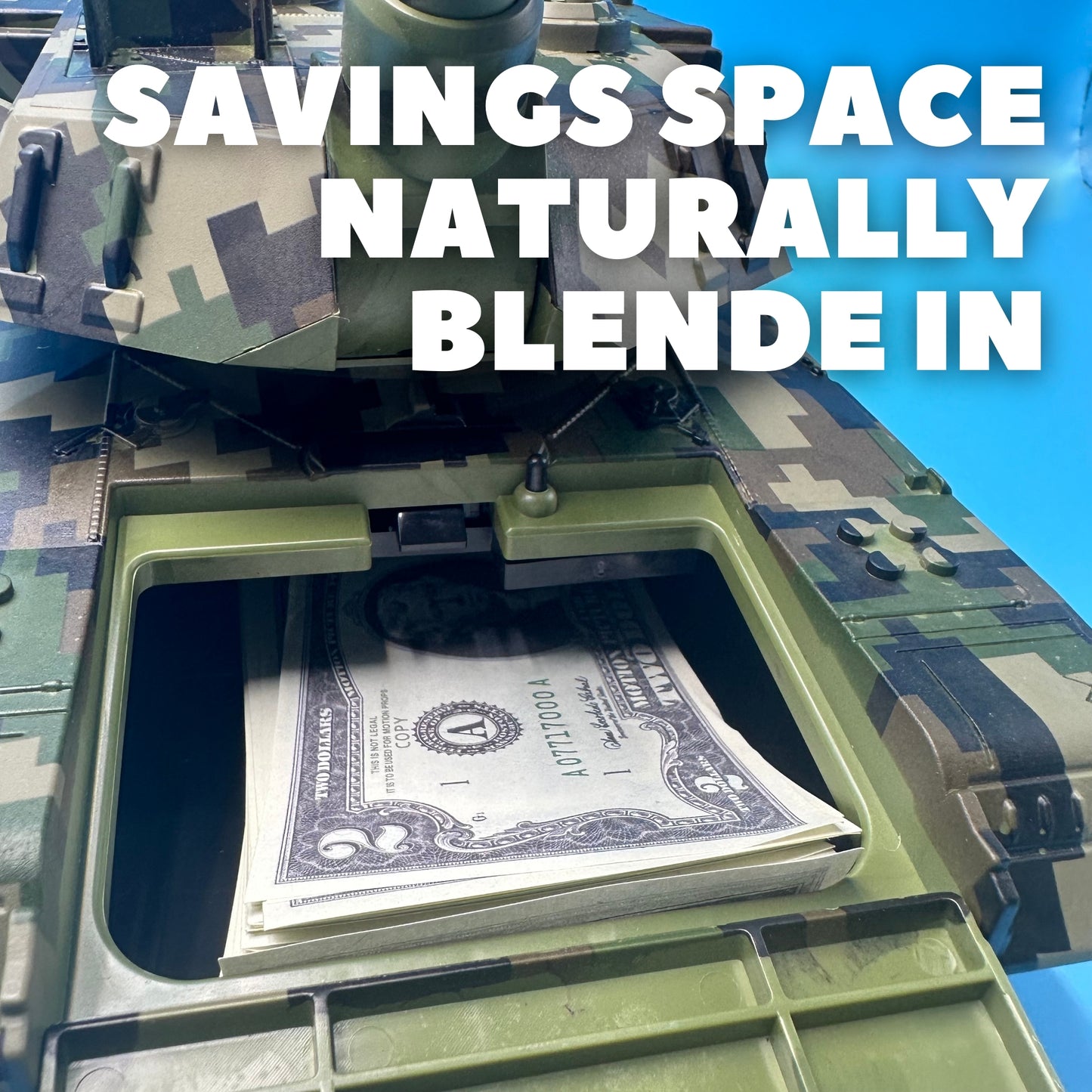 PlanPio™ Secret Savings Tank for a Husband (Piggy Bank)