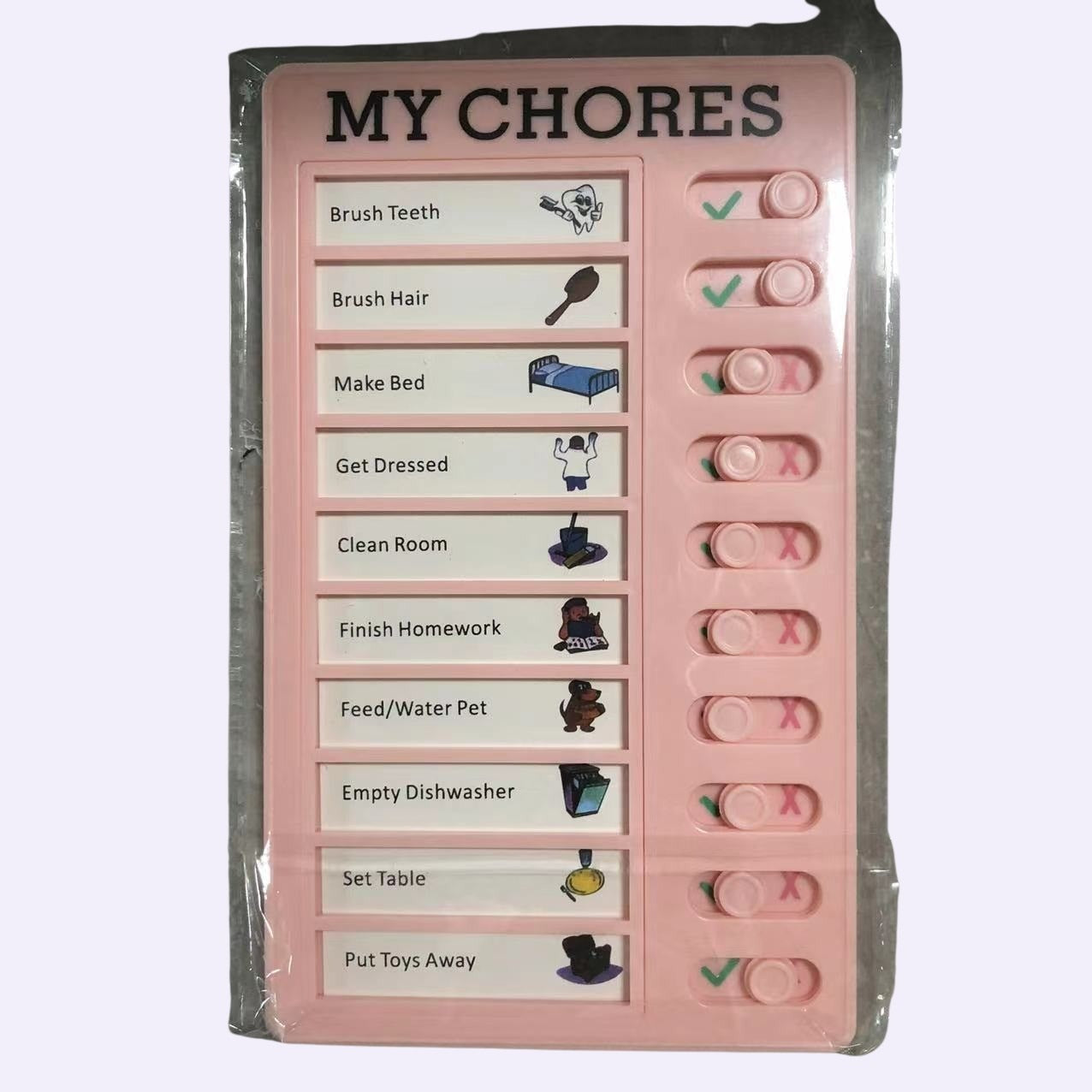 (Free Gifts) [c] Children Chores / to do List Charts (Every chart includes 20 white cards for writing his/her own tasks & 1 default color task card)