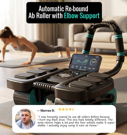 Ab Rebound Roller With Auto Return