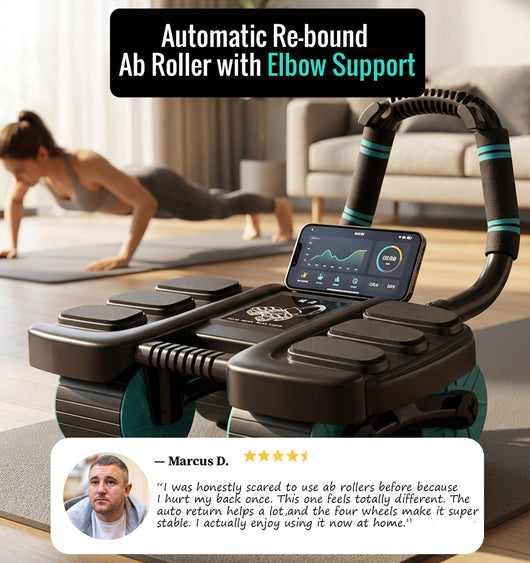 Ab Rebound Roller With Auto Return