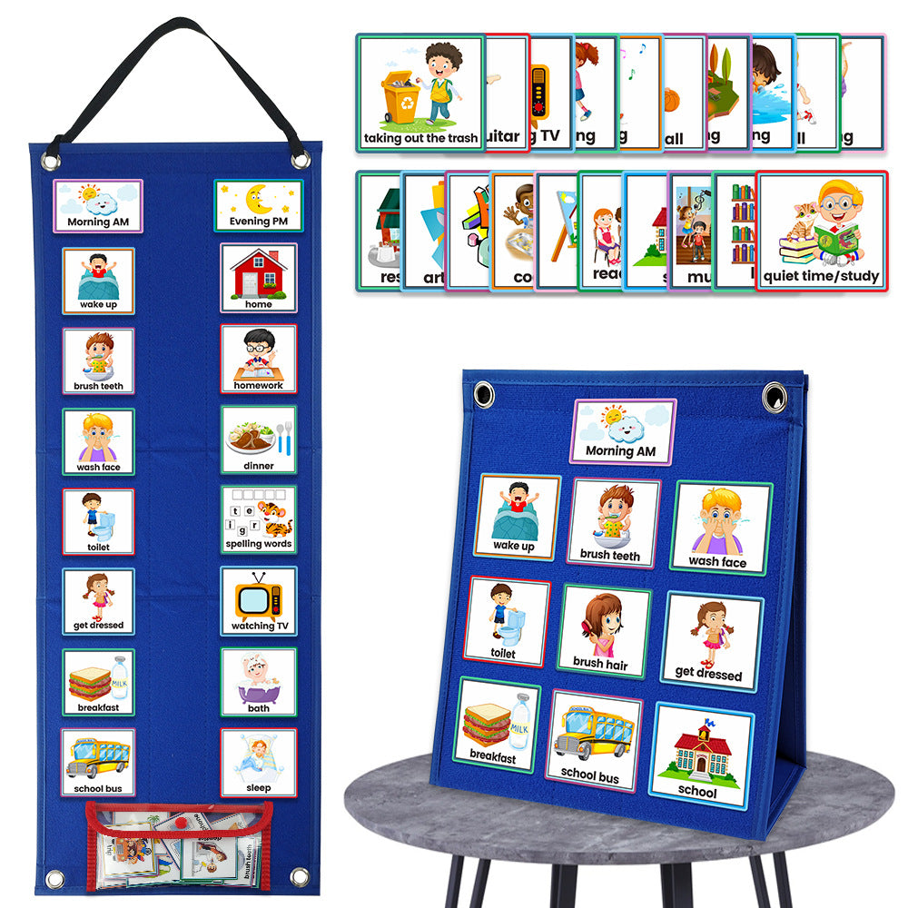 (Surprise Free Gifts) [e] Children Visual Focus Sechdule Board