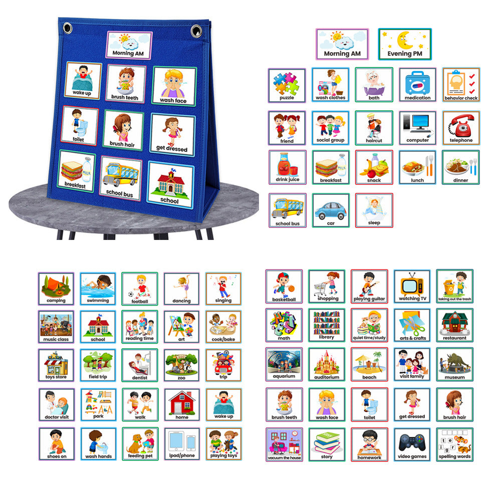 (Surprise Free Gifts) [e] Children Visual Focus Sechdule Board