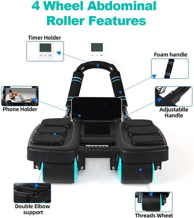 Ab Rebound Roller With Auto Return