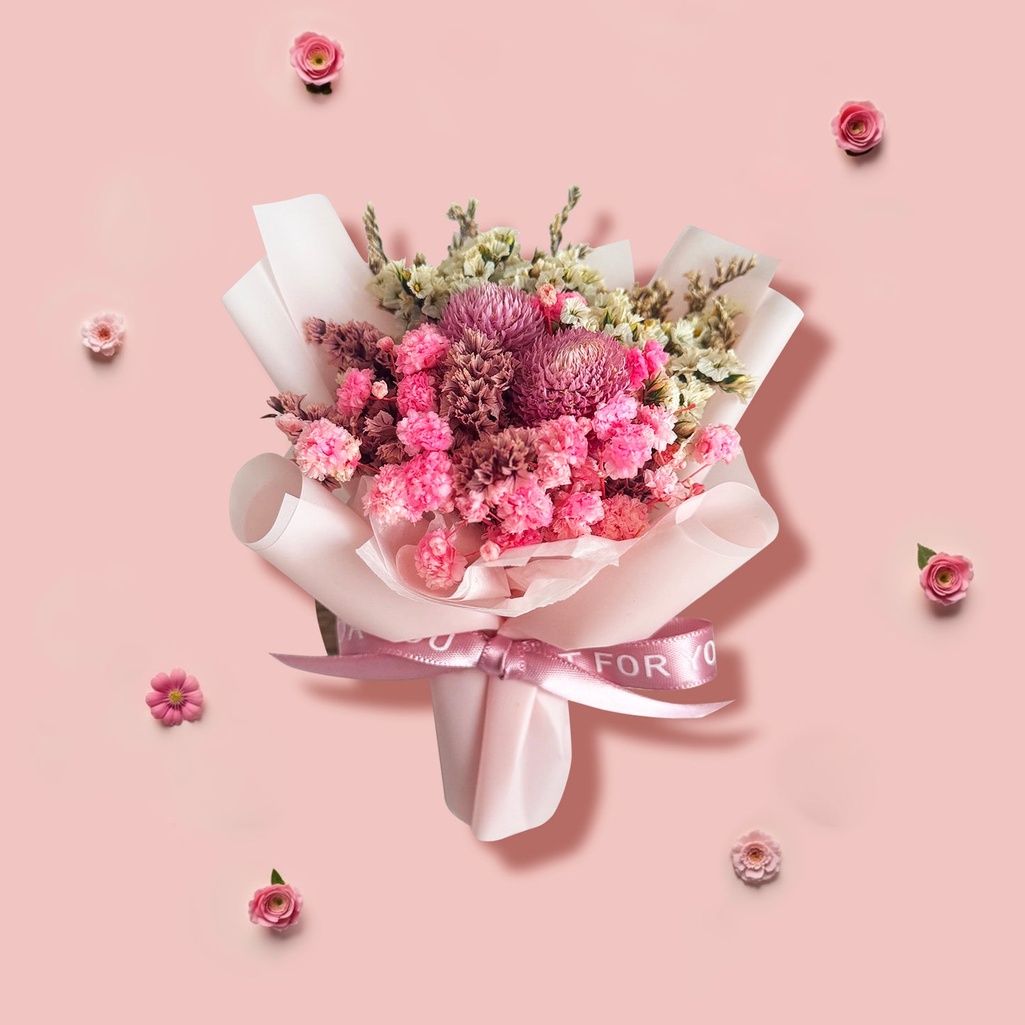 PlanPio™ Handmade Mini Bouquets for Car (Best Gift)