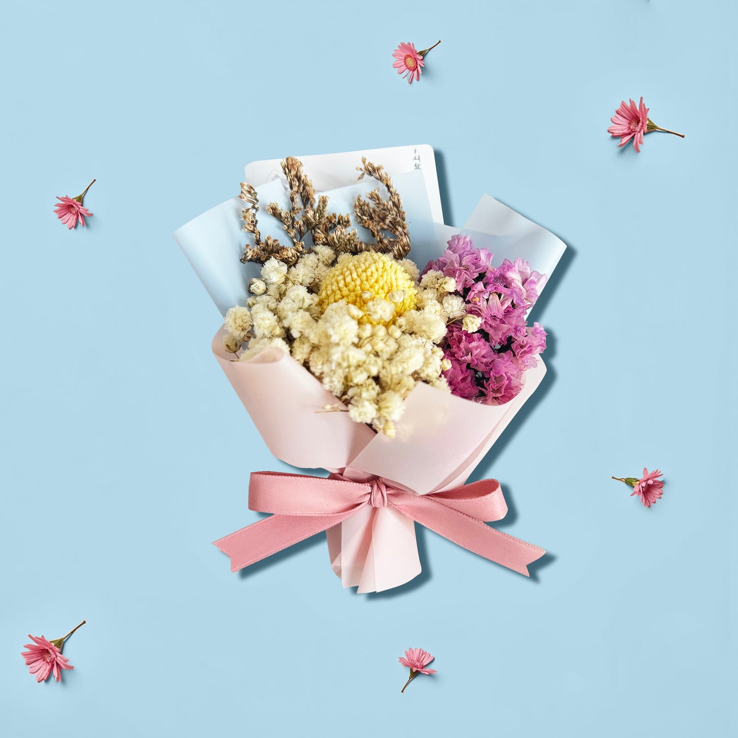 PlanPio™ Handmade Mini Bouquets for Car (Best Gift)