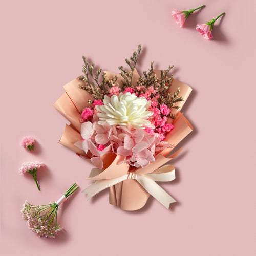 PlanPio™ Handmade Mini Bouquets for Her & Car (Best Gift)