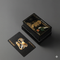 Black Gold US Bill Poker with Paper Box
