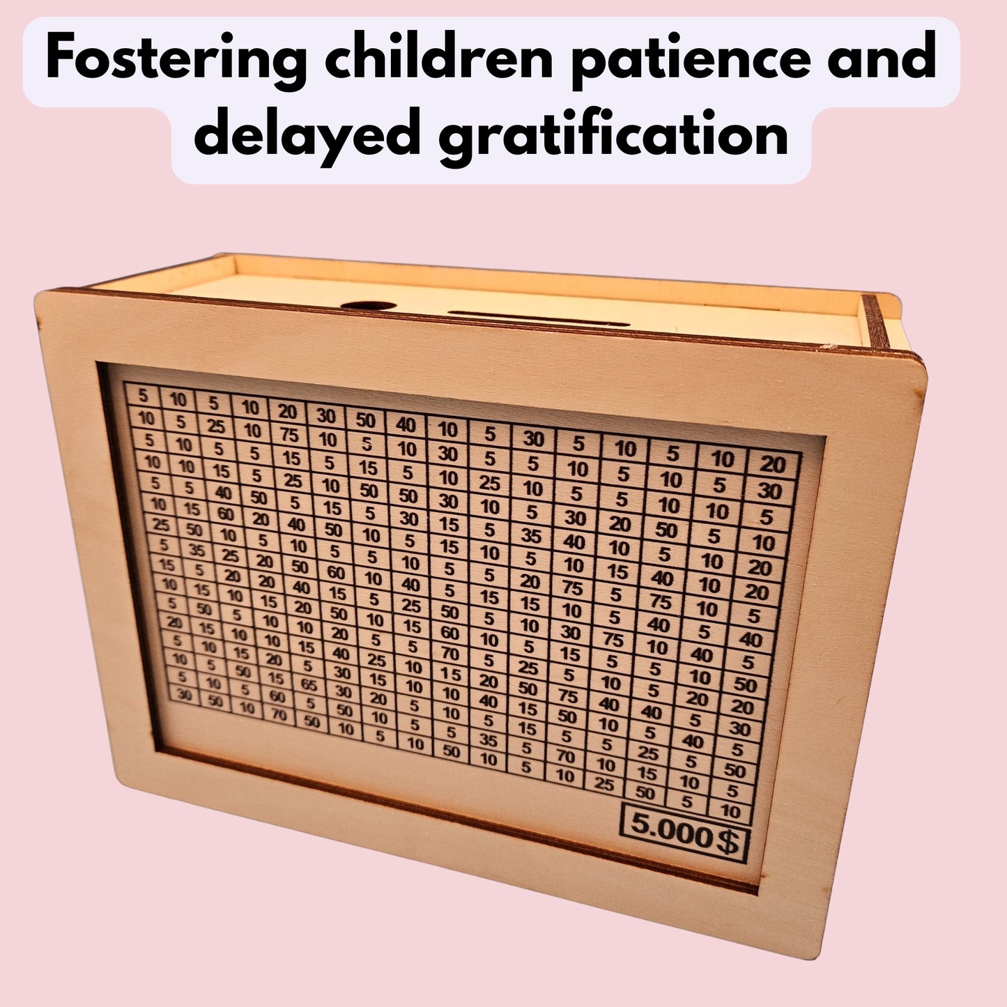 PlanPio™ Off-White Saving Box $ Symbol (Transform Your Children Future Life)