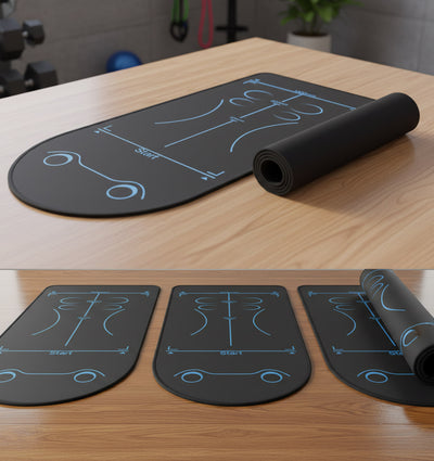 Ab roller mat