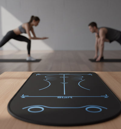 Ab roller mat