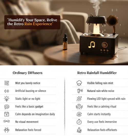 Retro Rainfall Aroma Humidifier