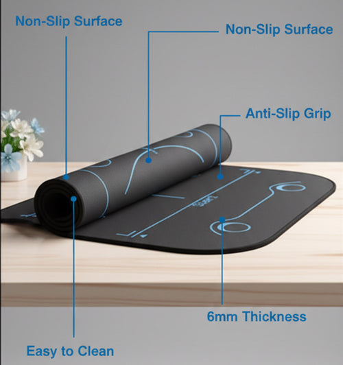 Ab roller mat