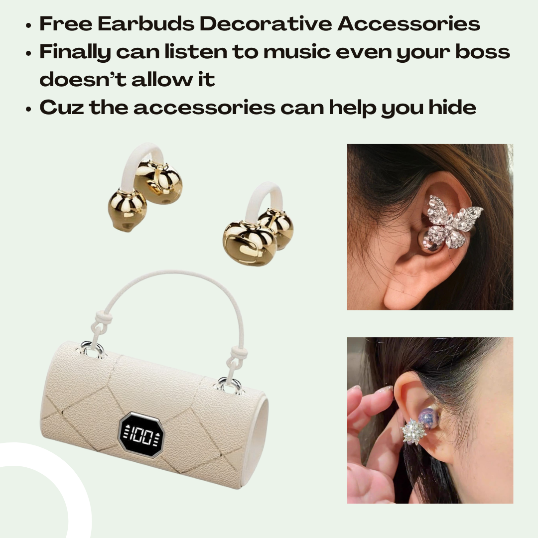 PlanPio™ Clipon Disguised Earbuds for work (Buy 1, Get 1 Free)